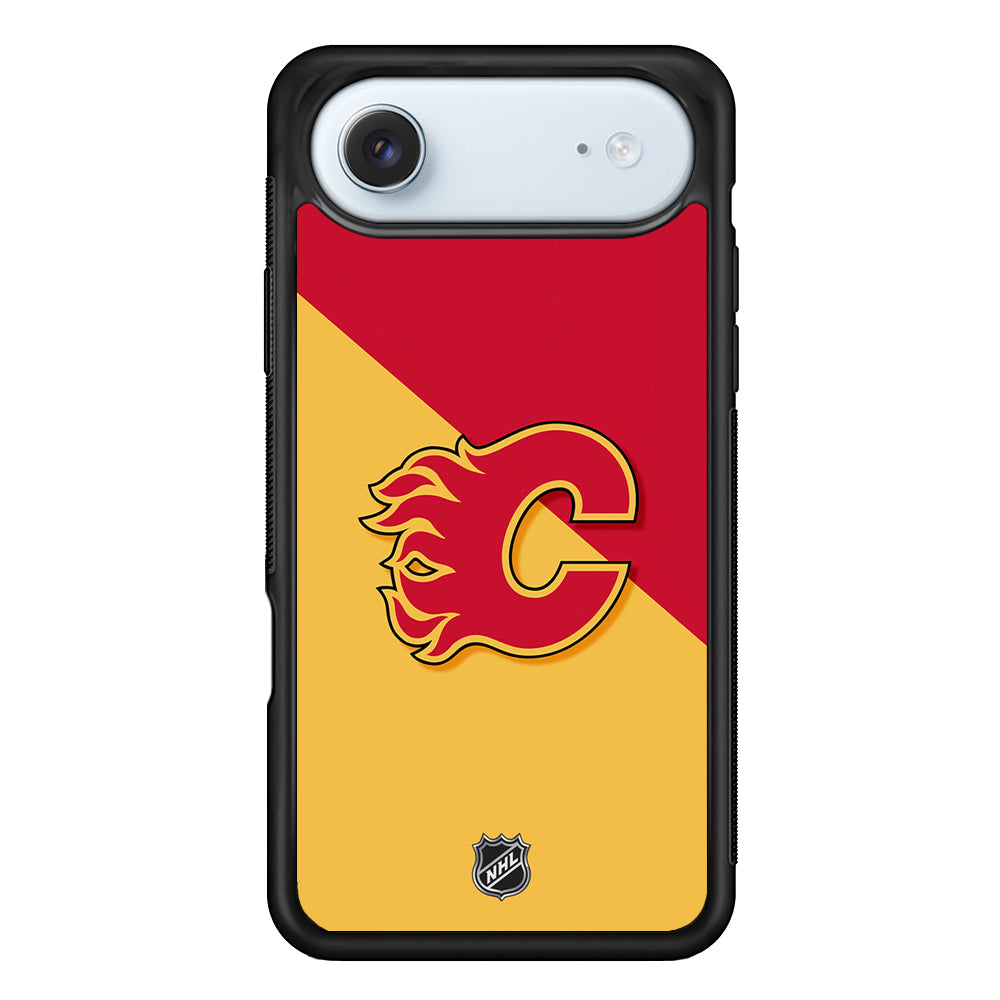NHL Calgary Flames Red Yellow iPhone 17 Air Case - Altracase