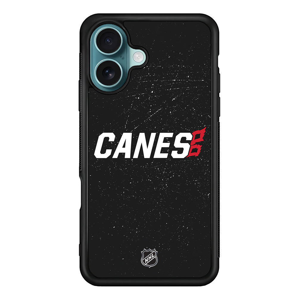 NHL Carolina Hurricanes Black iPhone 16 Plus Case - Altracase