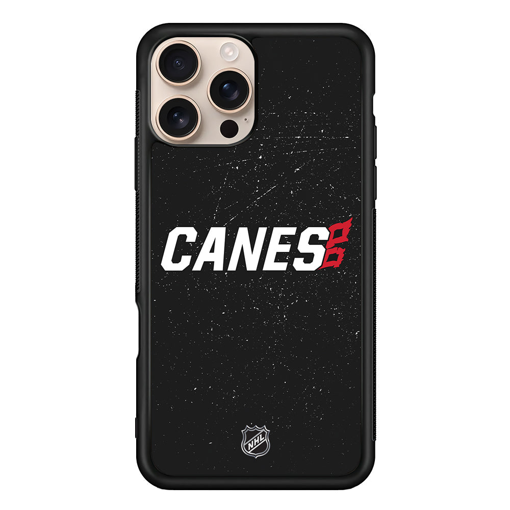 NHL Carolina Hurricanes Black iPhone 16 Pro Max Case - Altracase