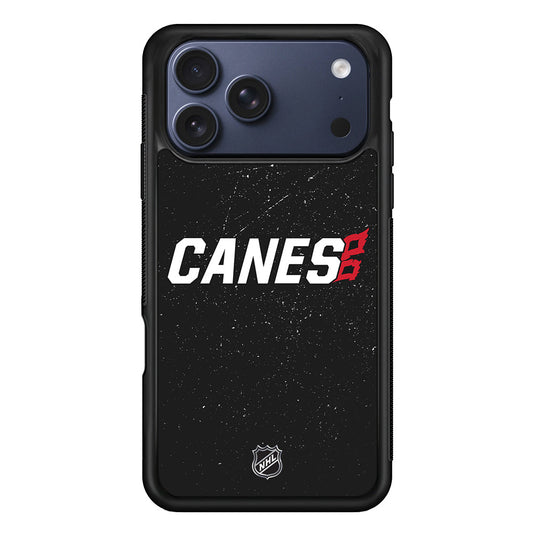 NHL Carolina Hurricanes Black iPhone 17 Pro Max Case - Altracase