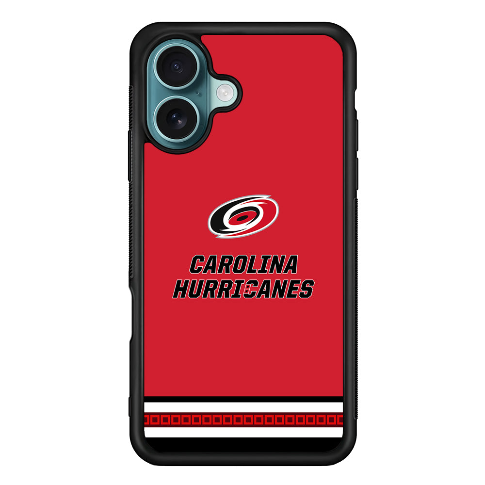 NHL Carolina Hurricanes Red iPhone 16 Case - Altracase
