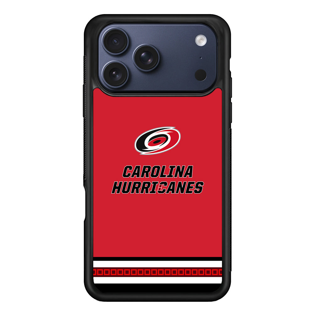 NHL Carolina Hurricanes Red iPhone 17 Pro Max Case - Altracase