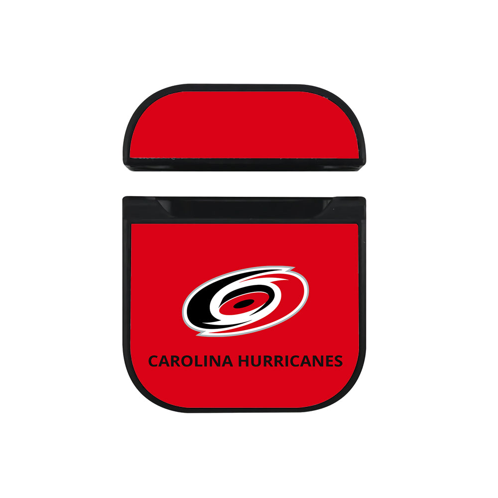 NHL Carolina Hurricanes Team Apple AirPods Case-AirPod Case-Black-Altracase