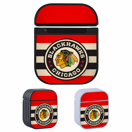 NHL Chicago Blackhawks Logo Apple AirPods Case-AirPod Case-Altracase