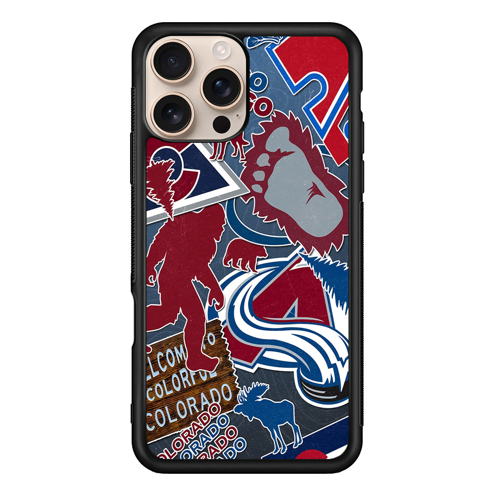 NHL Colorado Avalanche Aesthetic iPhone 16 Pro Case - Altracase