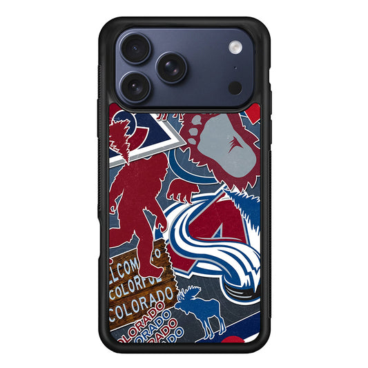 NHL Colorado Avalanche Aesthetic iPhone 17 Pro Max Case - Altracase