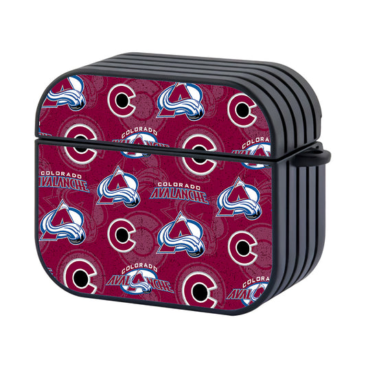 NHL Colorado Avalanche Pattern Apple AirPods 4 Case - AirPod Case - Altracase