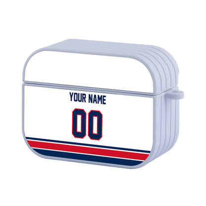 NHL Columbus Blue Jackets Custom Jersey Hard Plastic Case For Apple Airpods Pro