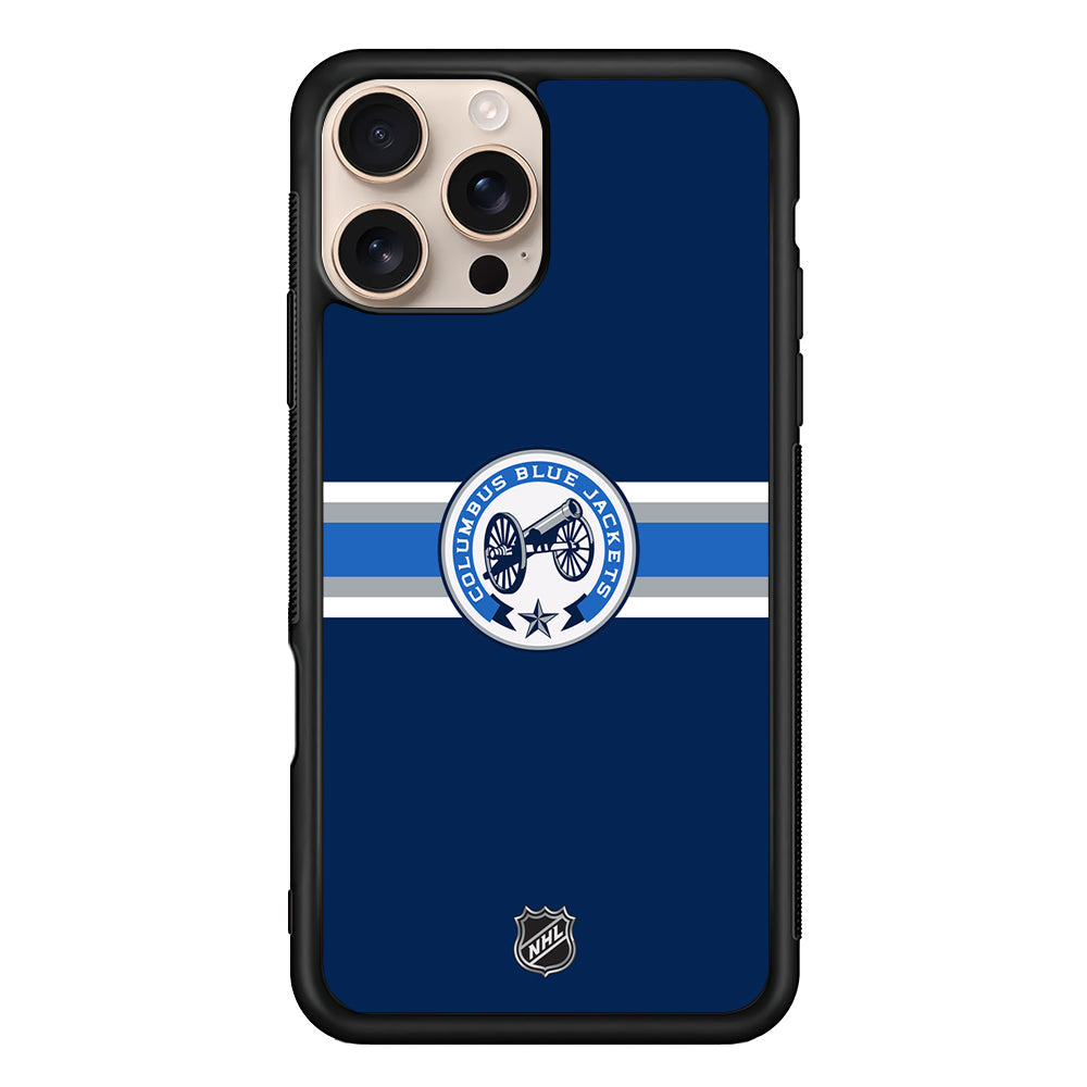 NHL Columbus Blue Jackets Navy iPhone 16 Pro Max Case - Altracase