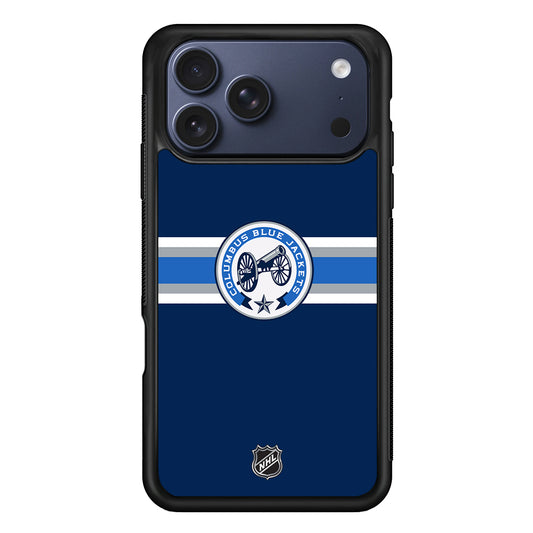 NHL Columbus Blue Jackets Navy iPhone 17 Pro Case - Altracase