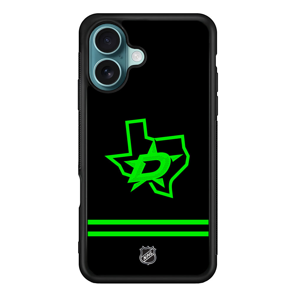 NHL Dallas Stars Black iPhone 16 Plus Case - Altracase