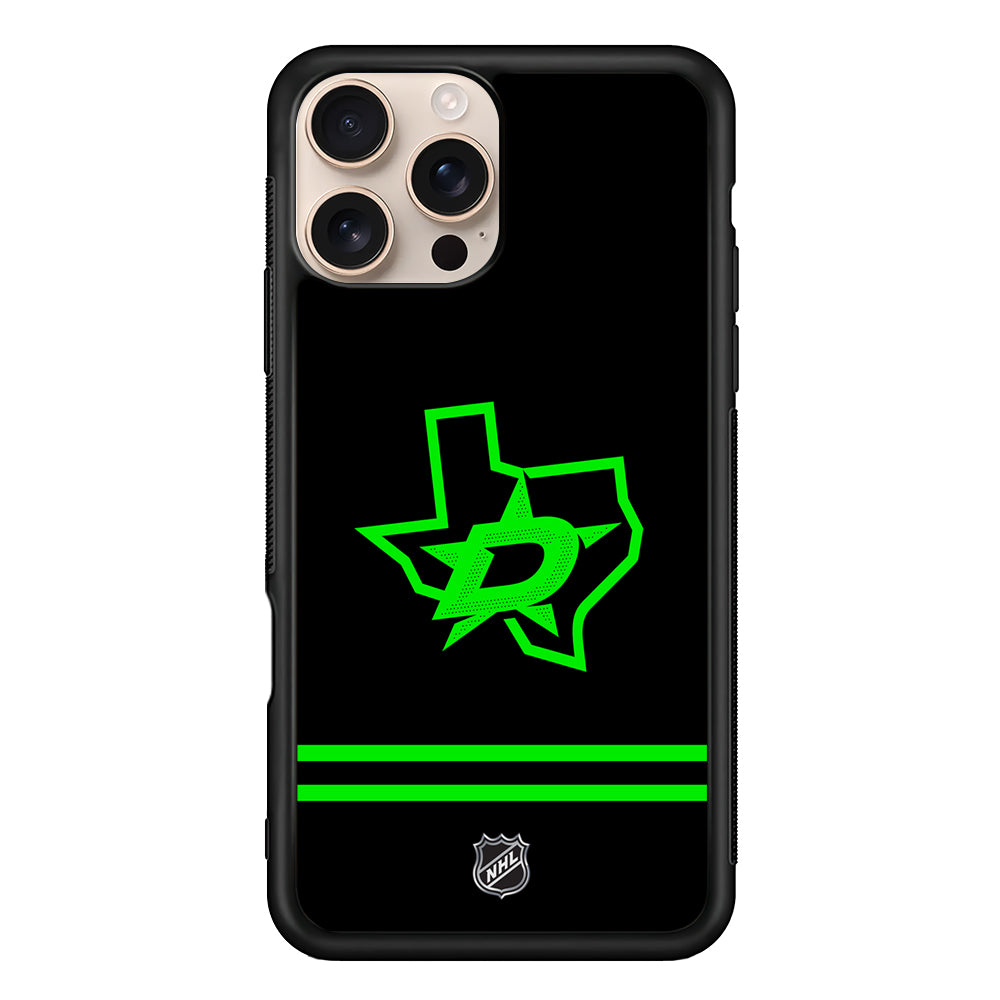 NHL Dallas Stars Black iPhone 16 Pro Case - Altracase
