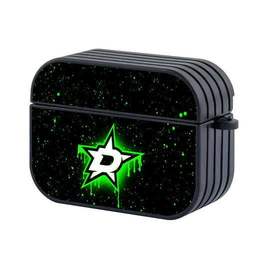 NHL Dallas Stars Green Spots Apple Airpods Pro 2 Case-Airpods Pro 2 Case-Altracase