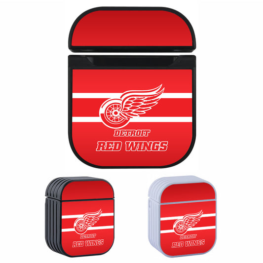 NHL Detroit Red Wings Logo Apple AirPods Case-AirPod Case-Altracase