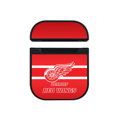 NHL Detroit Red Wings Logo Apple AirPods Case-AirPod Case-Black-Altracase