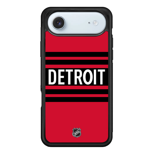 NHL Detroit Red Wings Red Black iPhone 17 Air Case - Altracase