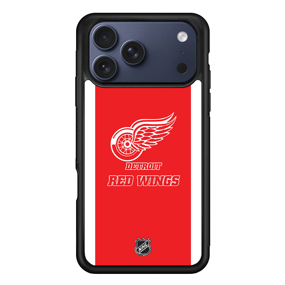 NHL Detroit Red Wings Red White iPhone 17 Pro Case - Altracase