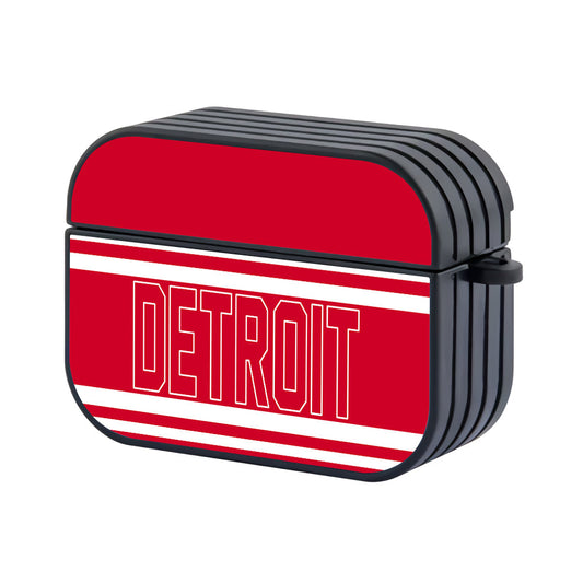 NHL Detroit Red Wings Team Apple AirPods Pro 3 Case-AirPods Pro 3 Case-Altracase