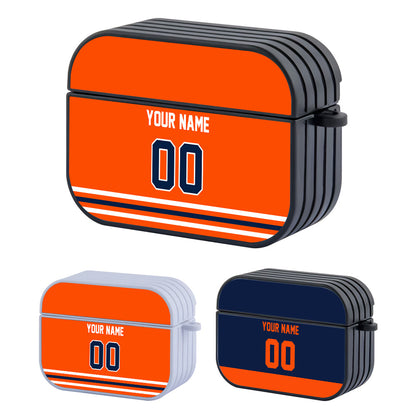 NHL Edmonton Oilers Custom Jersey Hard Plastic Case For Apple Airpods Pro