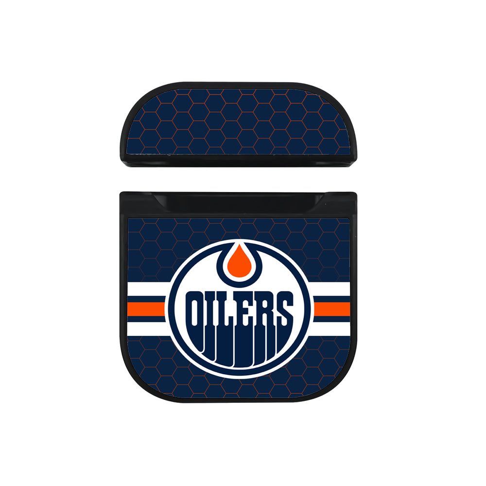 NHL Edmonton Oilers Logo Apple AirPods Case-AirPod Case-Black-Altracase