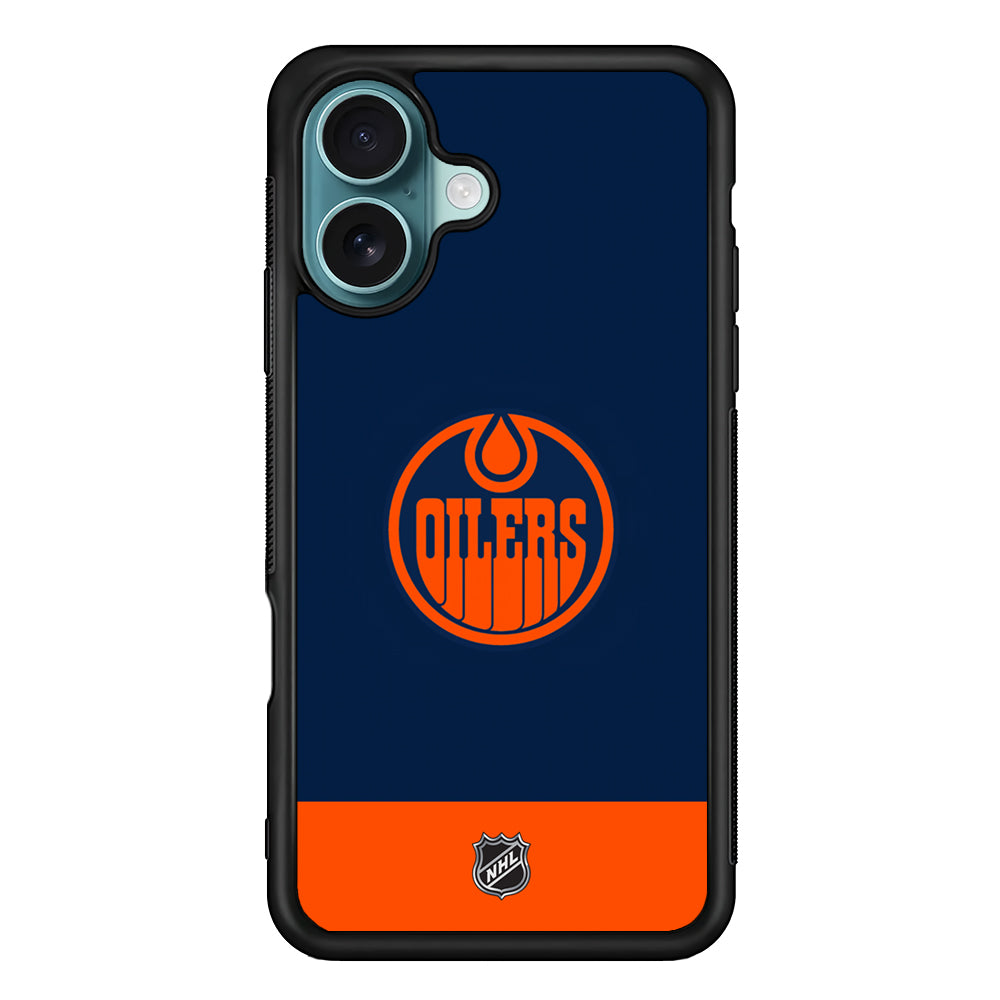 NHL Edmonton Oilers Navy iPhone 16 Case - Altracase