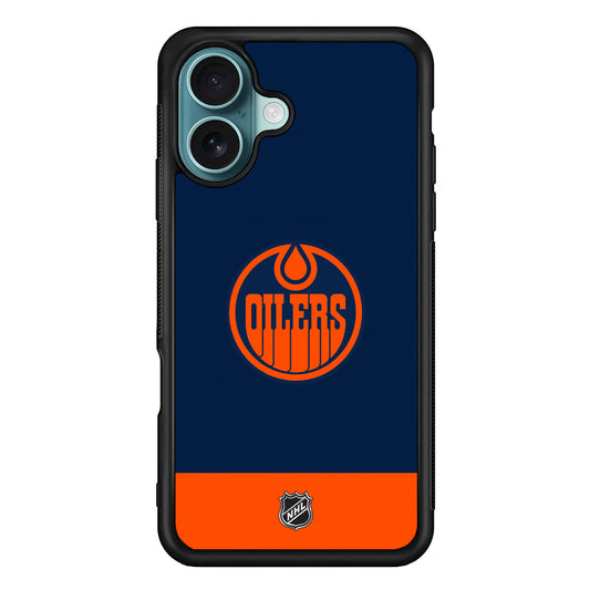 NHL Edmonton Oilers Navy iPhone 16 Plus Case - Altracase