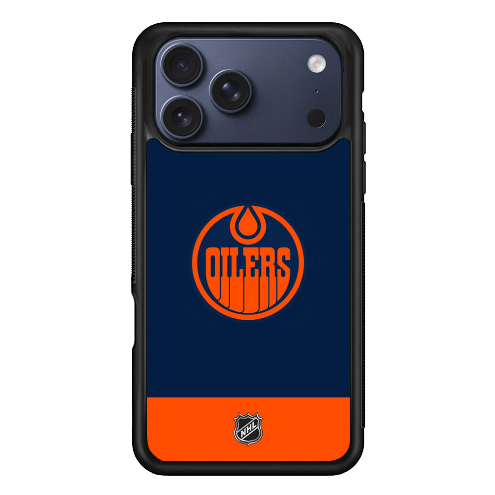 NHL Edmonton Oilers Navy iPhone 17 Pro Case - Altracase