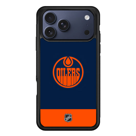 NHL Edmonton Oilers Navy iPhone 17 Pro Case - Altracase
