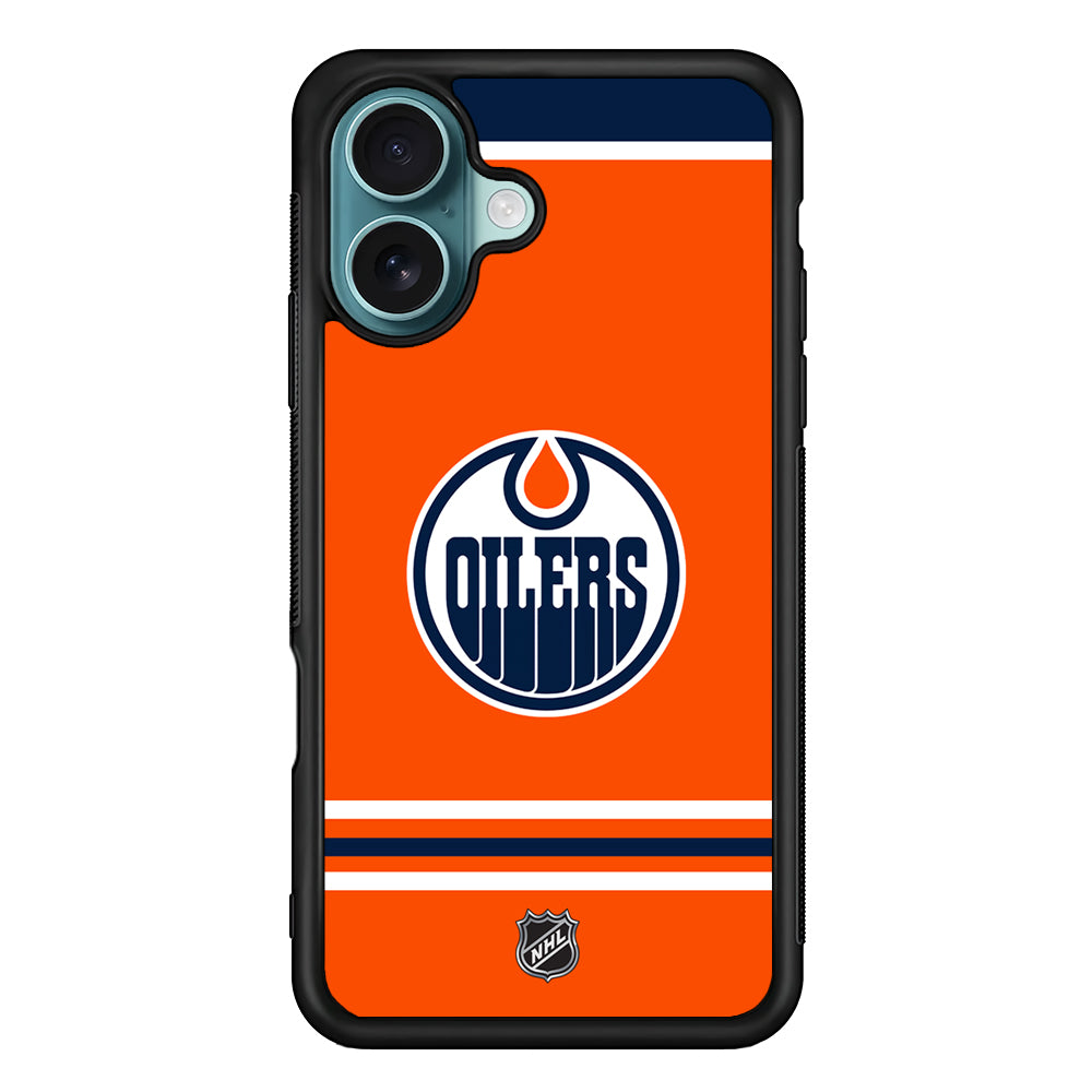 NHL Edmonton Oilers Orange iPhone 16 Case - Altracase