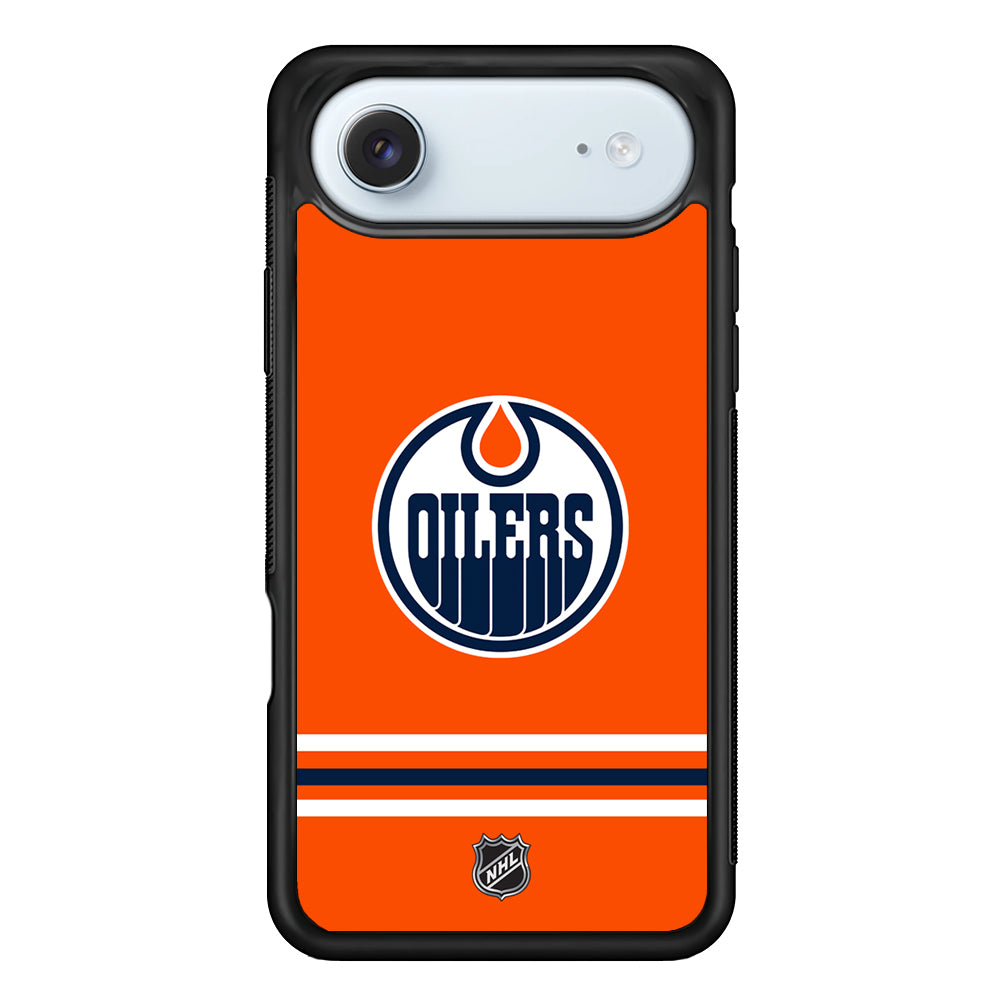 NHL Edmonton Oilers Orange iPhone 17 Air Case - Altracase