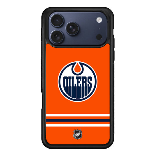 NHL Edmonton Oilers Orange iPhone 17 Pro Max Case - Altracase