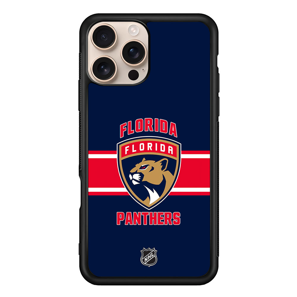 NHL Florida Panthers Navy iPhone 16 Pro Case - Altracase