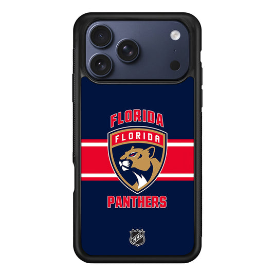 NHL Florida Panthers Navy iPhone 17 Pro Case - Altracase