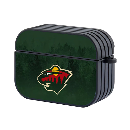 NHL Minnesota Wild Forest Apple Airpods Pro 2 Case-Airpods Pro 2 Case-Altracase