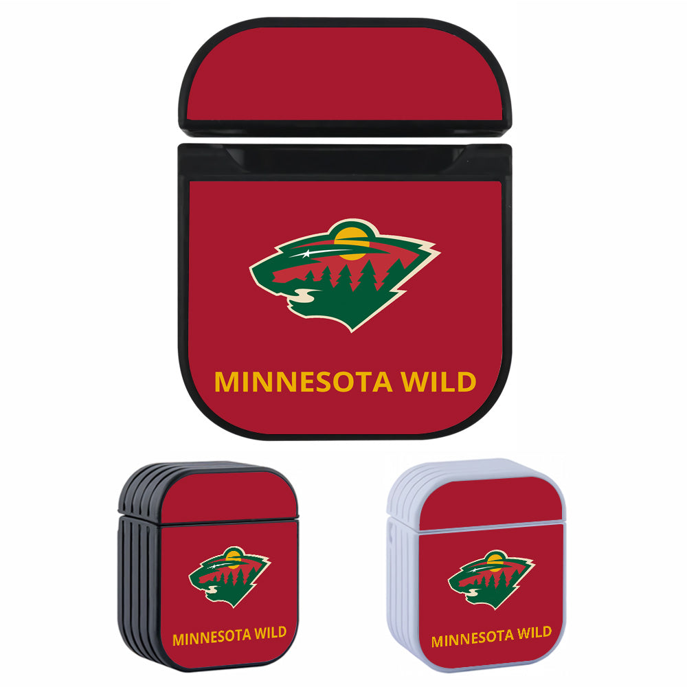 NHL Minnesota Wild Logo Apple AirPods Case-AirPod Case-Altracase