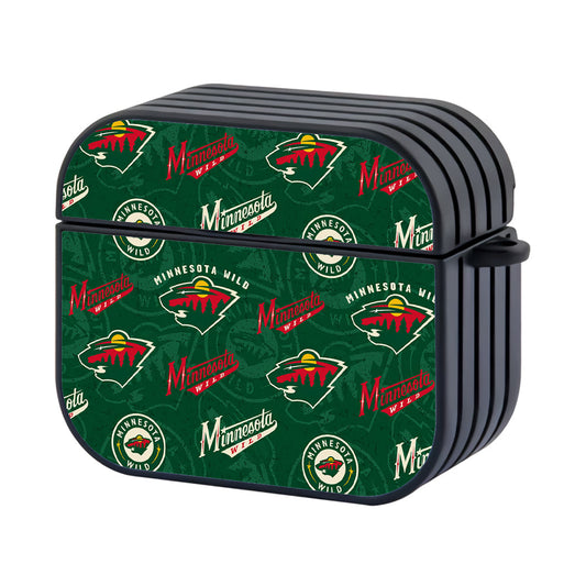 NHL Minnesota Wild Pattern Apple AirPods 4 Case - AirPod Case - Altracase