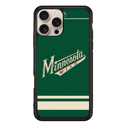 NHL Minnesota Wild Team iPhone 16 Pro Max Case - Altracase