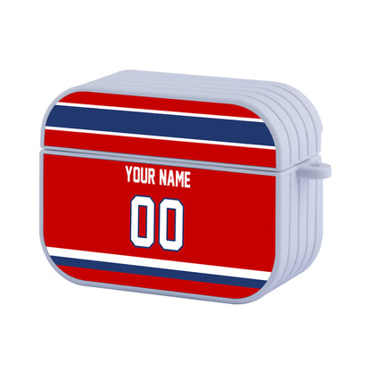 NHL Montreal Canadiens Custom Jersey Hard Plastic Case For Apple Airpods Pro