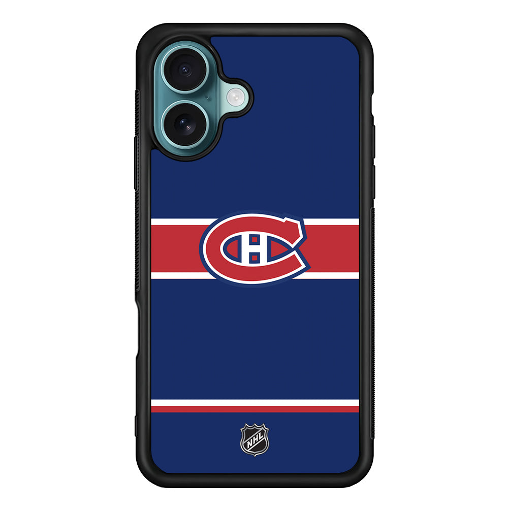 NHL Montréal Canadiens Navy iPhone 16 Plus Case - Altracase