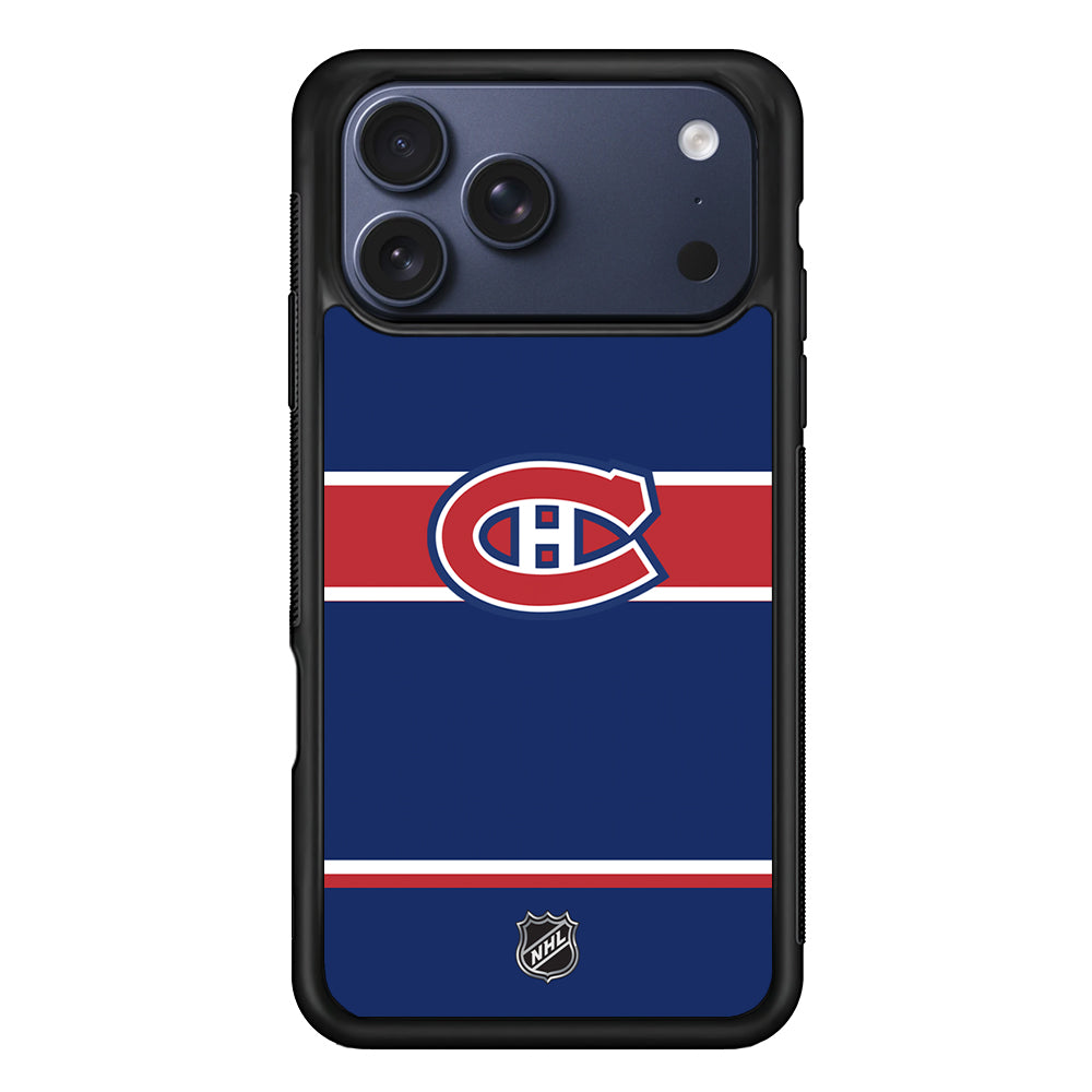 NHL Montréal Canadiens Navy iPhone 17 Pro Max Case - Altracase