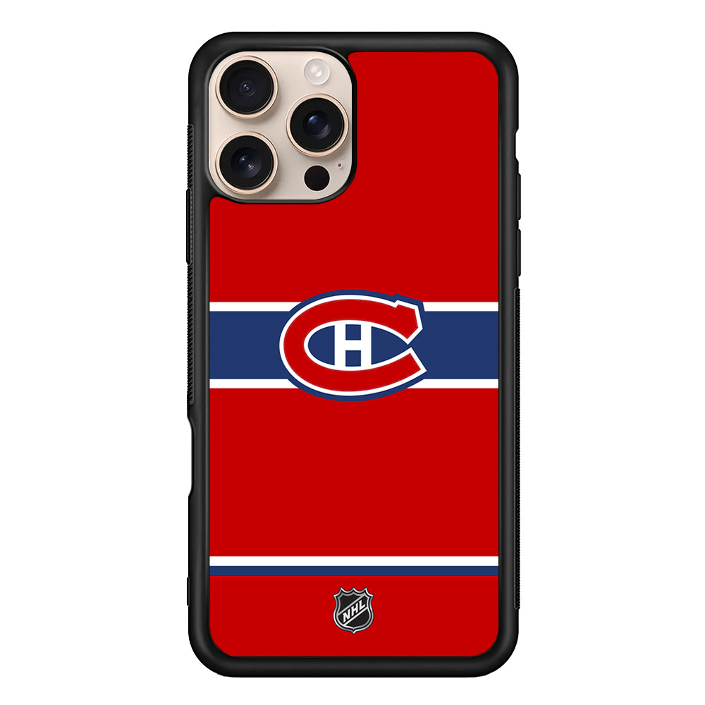 NHL Montréal Canadiens Red iPhone 16 Pro Max Case - Altracase