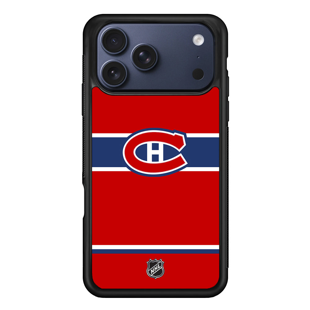 NHL Montréal Canadiens Red iPhone 17 Pro Case - Altracase