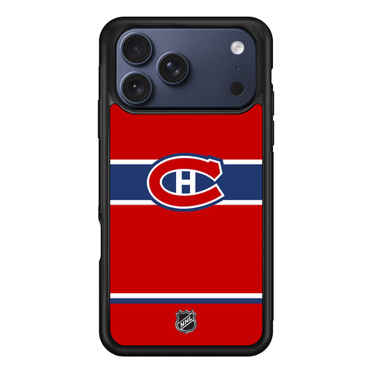 NHL Montréal Canadiens Red iPhone 17 Pro Case - Altracase