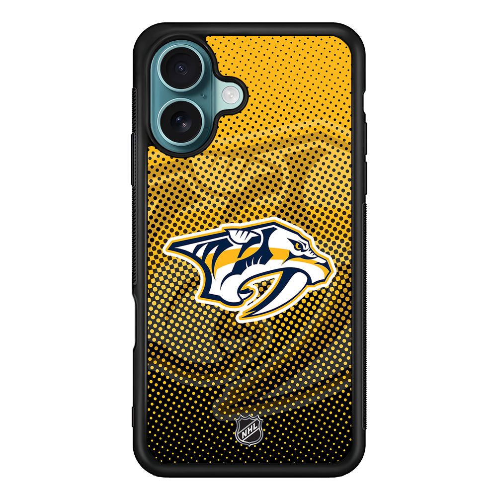 NHL Nashville Predators Dots Pattern iPhone 16 Plus Case - Altracase