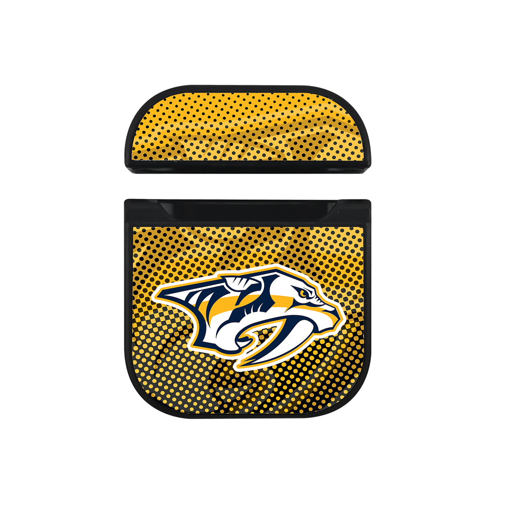 NHL Nashville Predators Logo Apple AirPods Case-AirPod Case-Black-Altracase