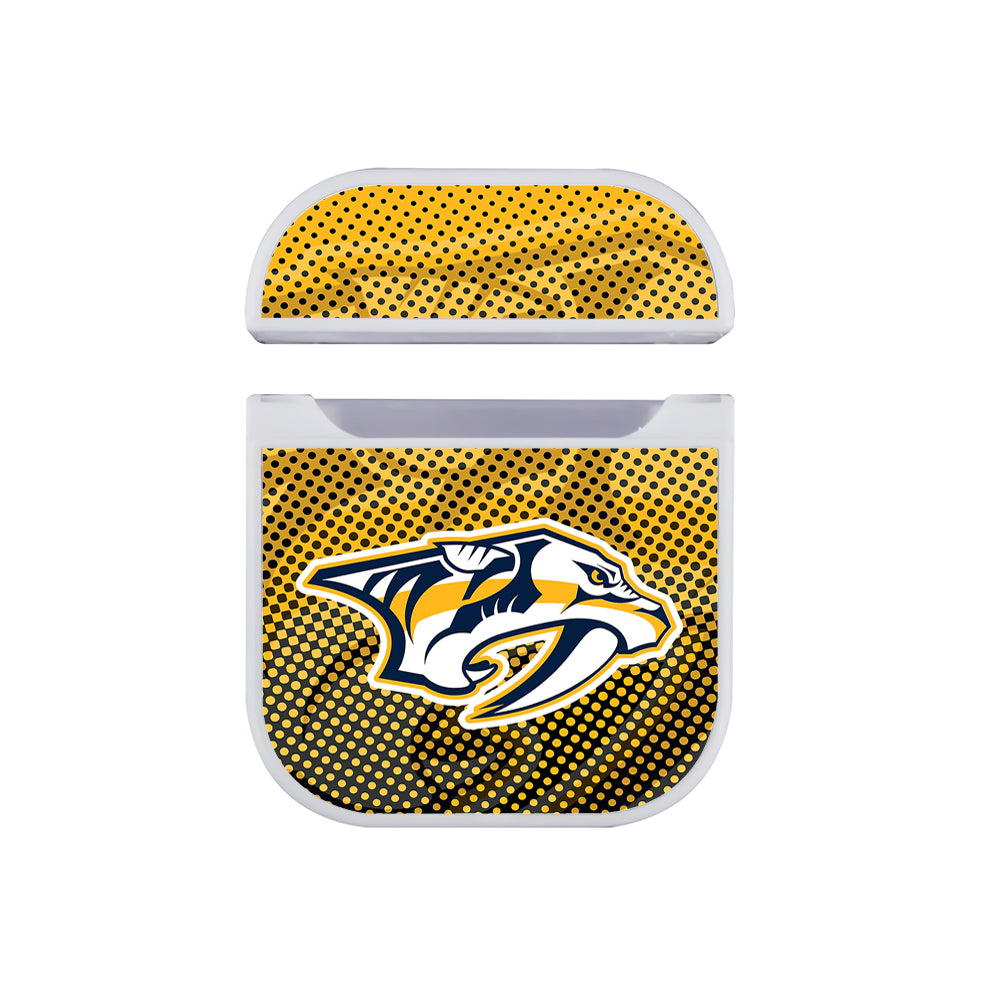 NHL Nashville Predators Logo Apple AirPods Case-AirPod Case-White-Altracase