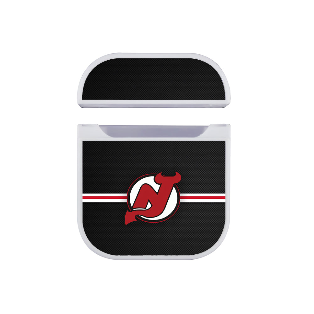 NHL New Jersey Devils Logo Apple AirPods Case-AirPod Case-White-Altracase