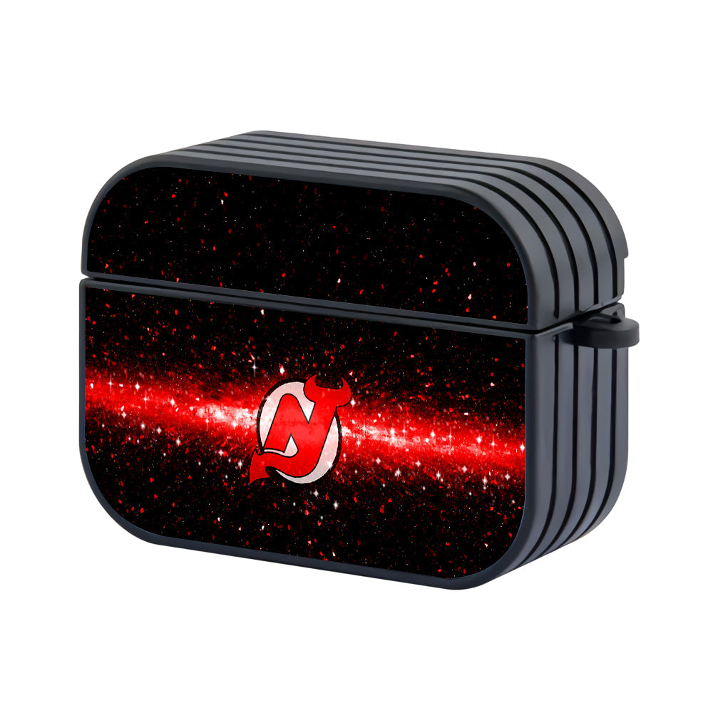 NHL New Jersey Devils Sparkling Apple AirPods Pro 3 Case-AirPods Pro 3 Case-Altracase