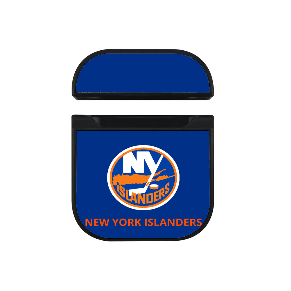 NHL New York Islanders Logo Apple AirPods Case-AirPod Case-Black-Altracase