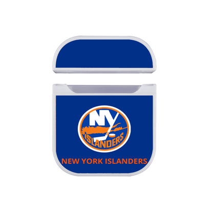 NHL New York Islanders Logo Apple AirPods Case-AirPod Case-White-Altracase